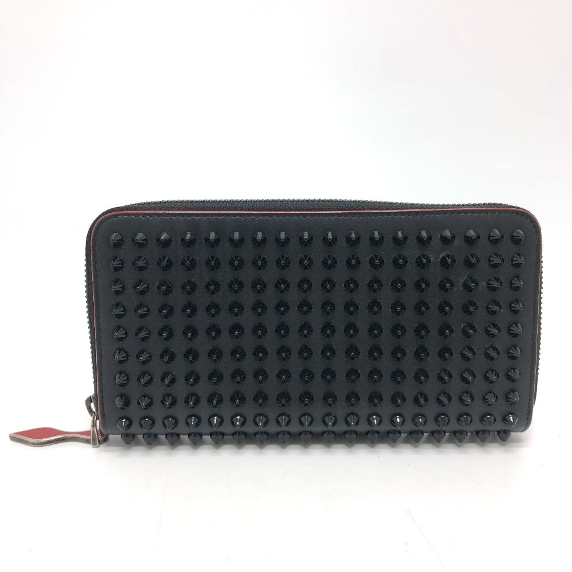 Christian Louboutin Panettone Zip Around Long Wallet Black