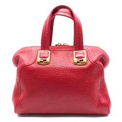 Fendi 8BL114 Mini Duffle Bag 2WAY Shoulder Bag Hand Bag Red