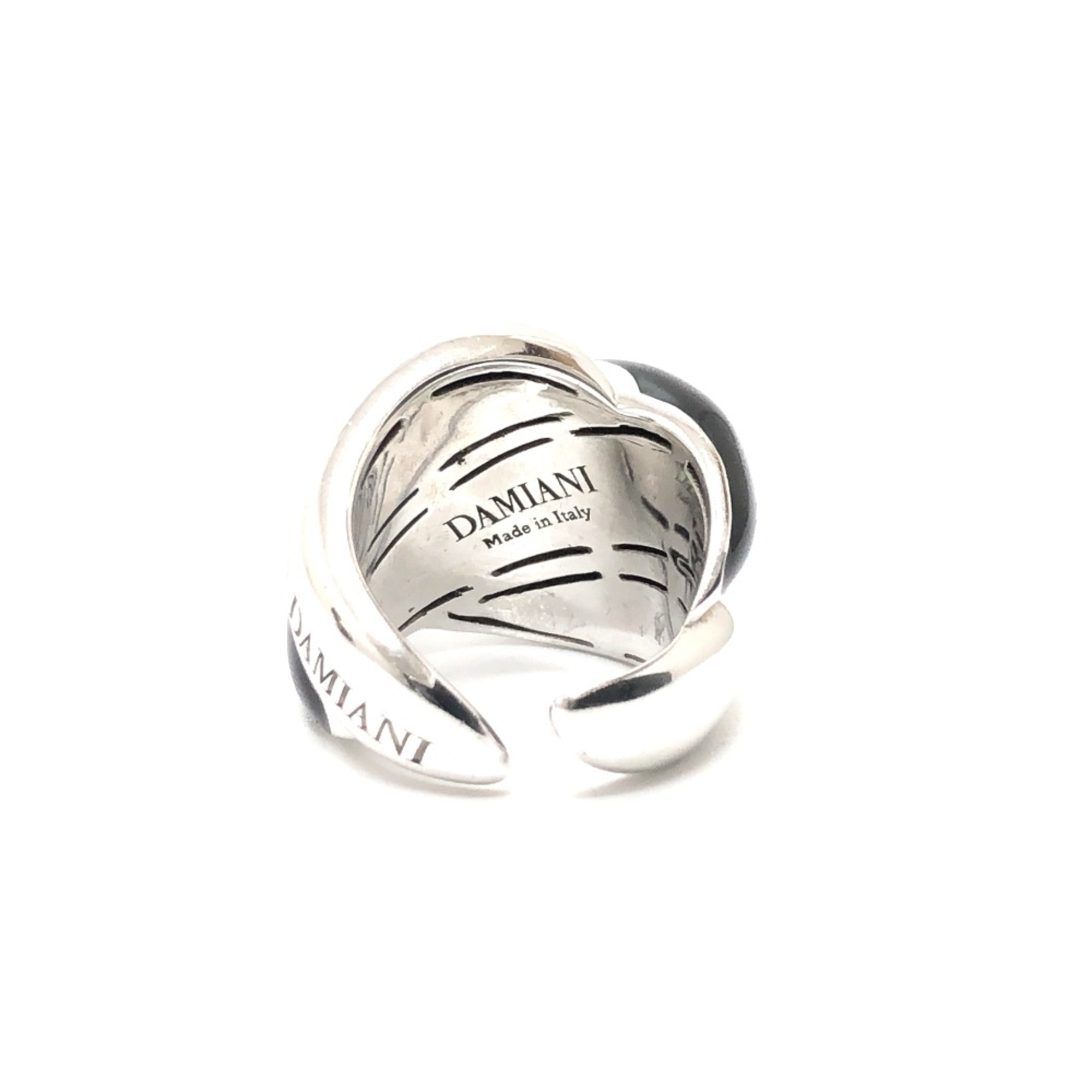 Damiani 20056194 Accessories Ring Silver Black