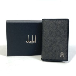 Dunhill 6-Ring Trifold Key Case Black x Gray Based