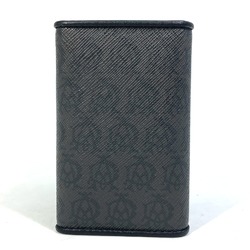 Dunhill 6-Ring Trifold Key Case Black x Gray Based