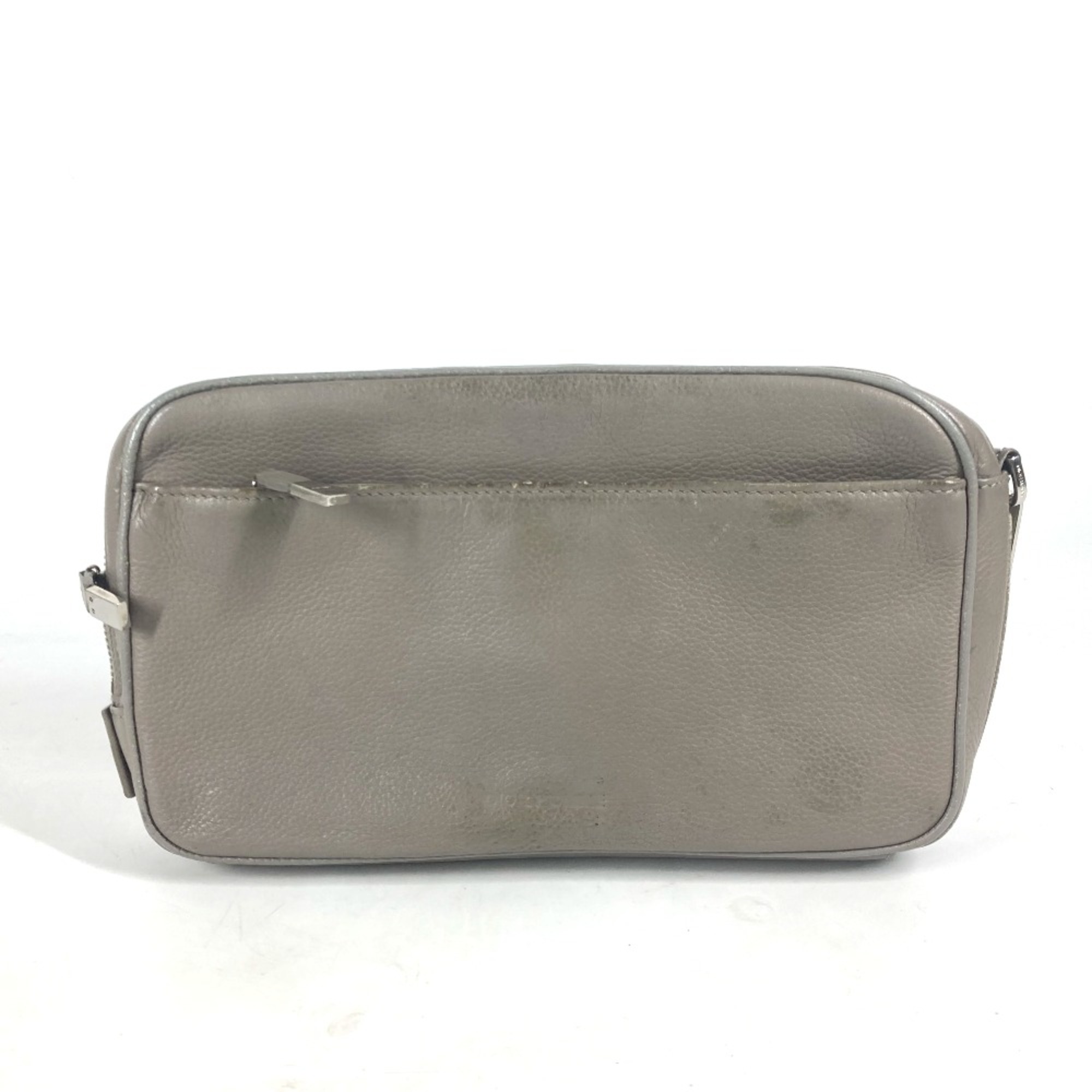 CHRISTIAN DIOR Pouch With strap Cluch Bag gray