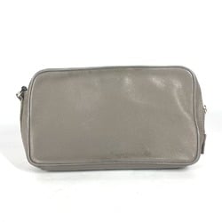 CHRISTIAN DIOR Pouch With strap Cluch Bag gray