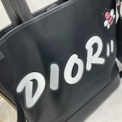 CHRISTIAN DIOR-Om KAWS collaboration Japan limited Crossbody 2WAY Bag Shoulder Bag Tote Bag Black Pink x White