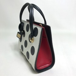 DOLCE&GABBANA Dot pattern Bag Mini Shoulder Bag Hand Bag White x Black x Red