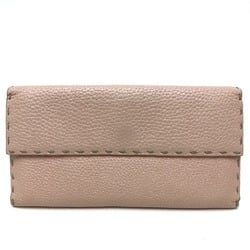 Fendi 8M0144 Selleria Bifold Double Snap long wallet Long Wallet pink pink