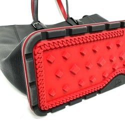 Christian Louboutin Shoulder bag Tote Bag Black Red/SilverHardware