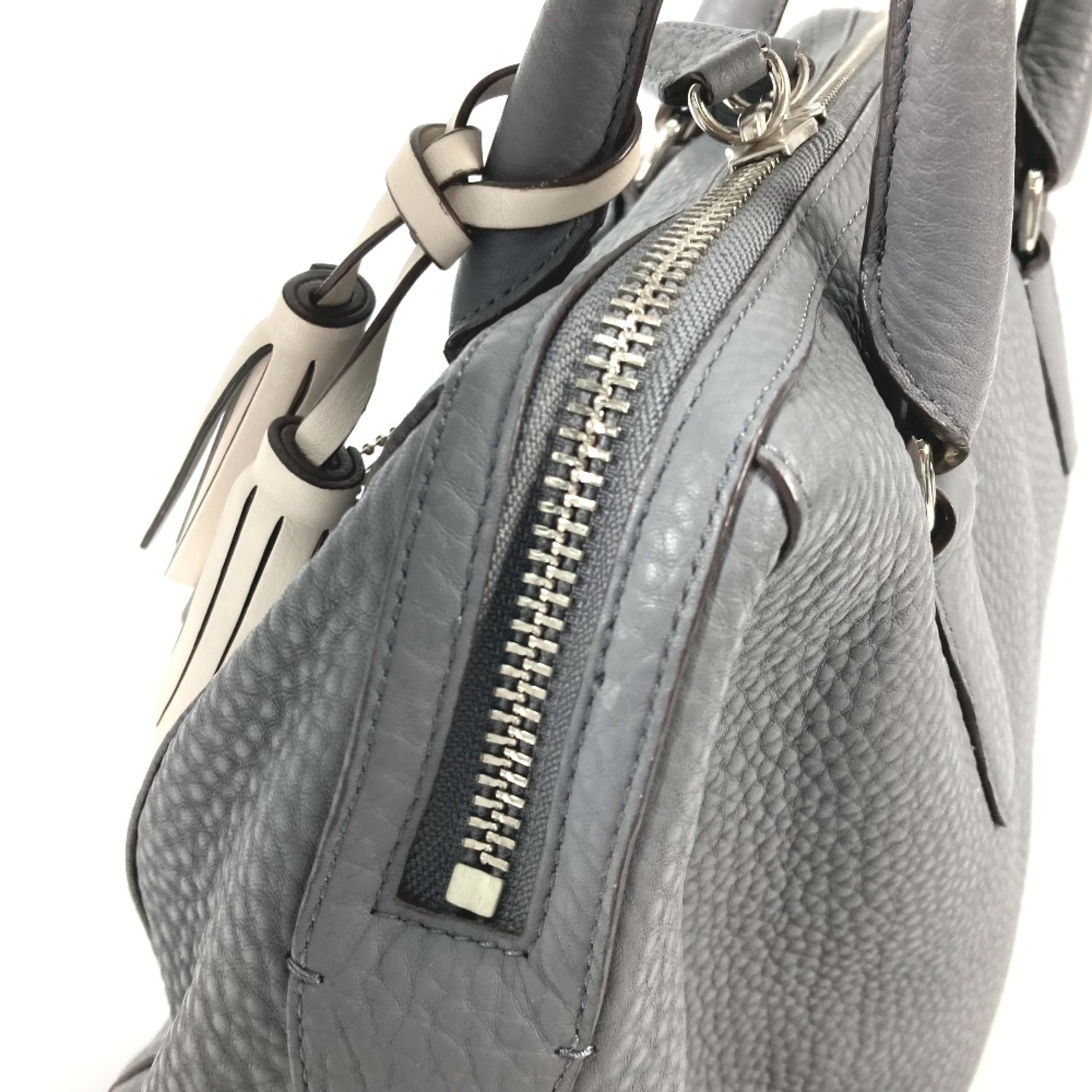 coach 25347 logo Bag Mini Duffle Bag Hand Bag gray