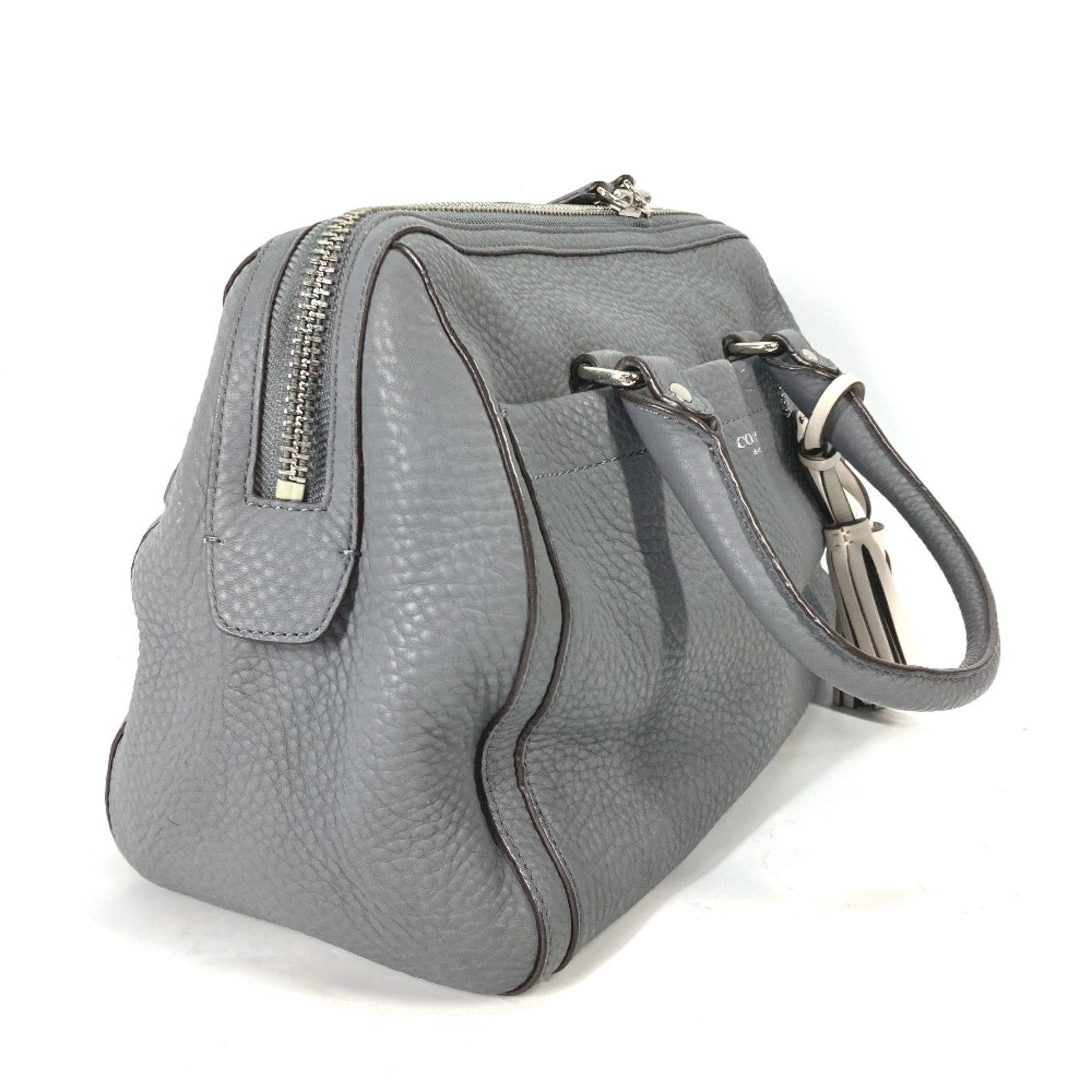 coach 25347 logo Bag Mini Duffle Bag Hand Bag gray