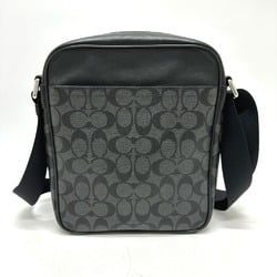 coach F71764 Flight Shoulder Bag Black