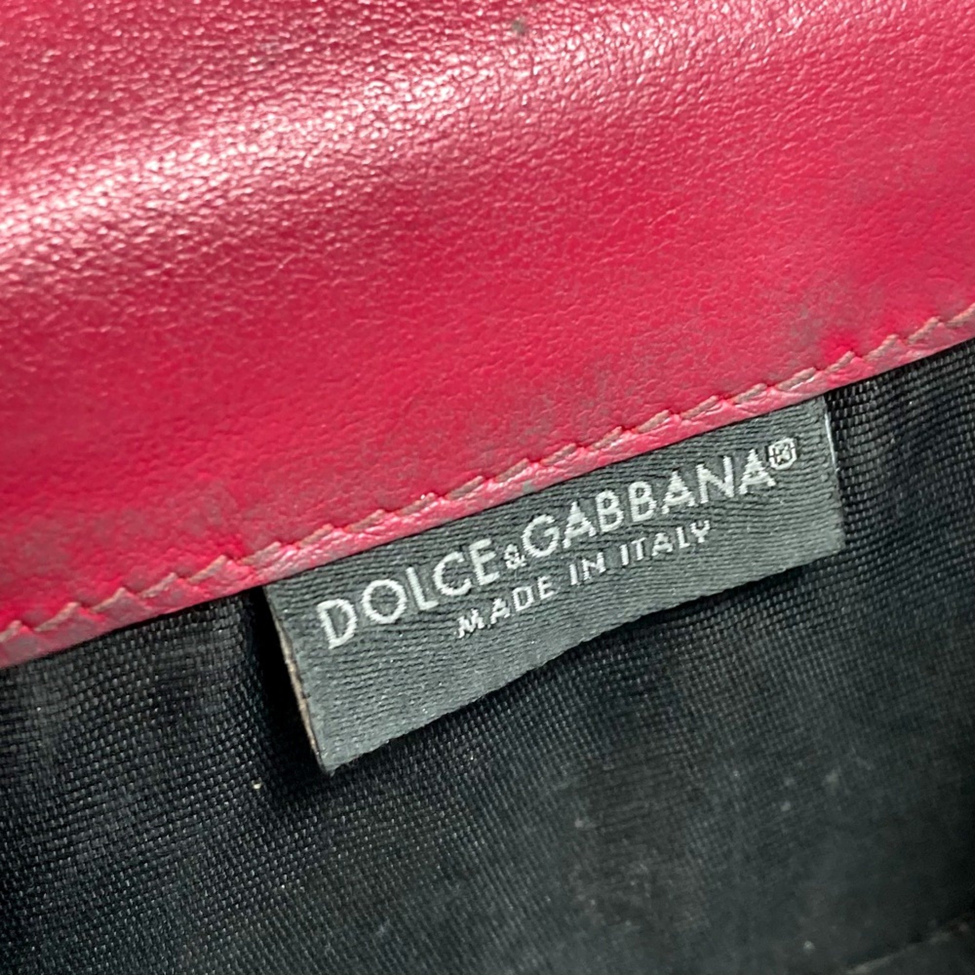 DOLCE&GABBANA Dorgava Compact wallet Trifold wallet pink