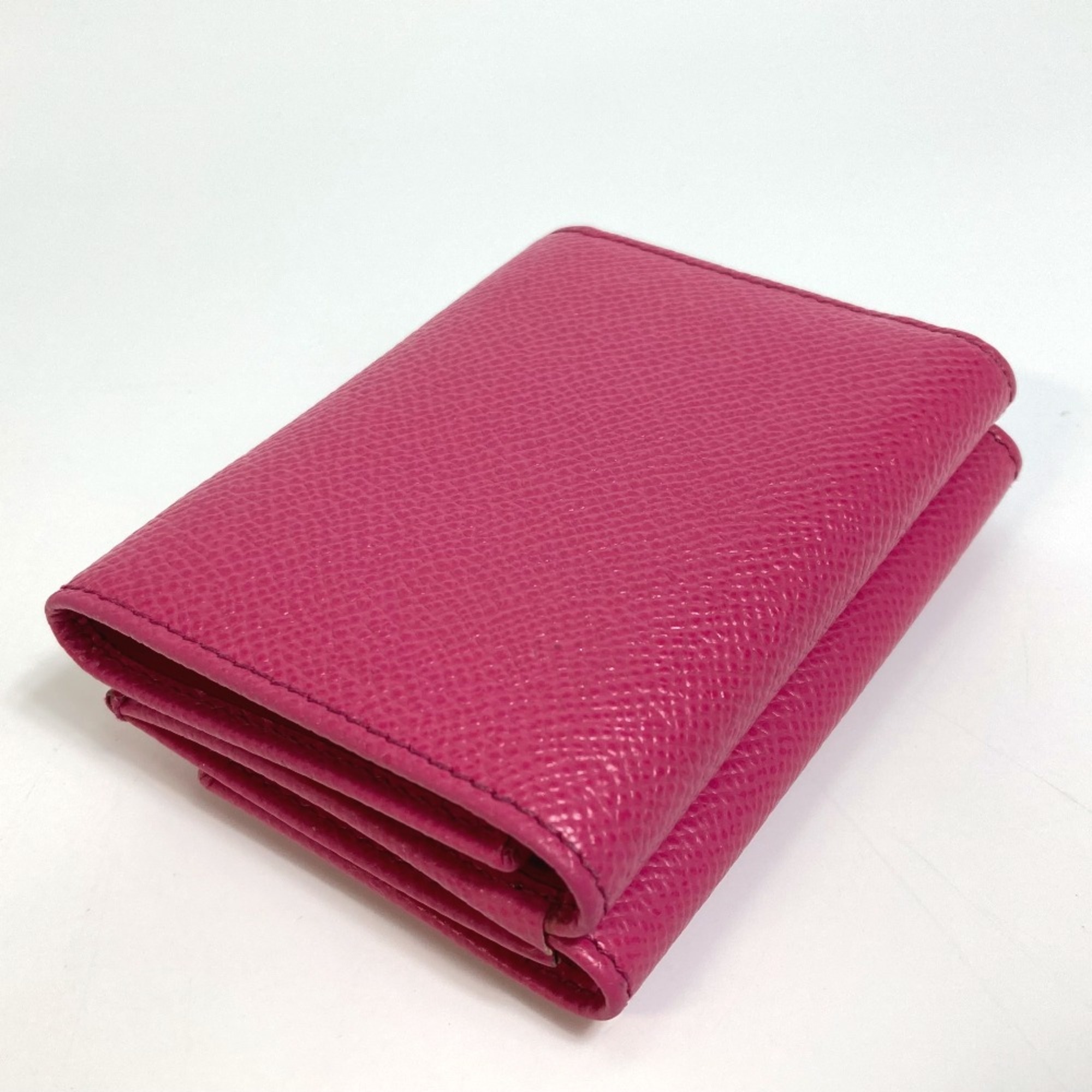 DOLCE&GABBANA Dorgava Compact wallet Trifold wallet pink