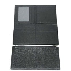 Dunhill travel companion Long wallet Travel case Black