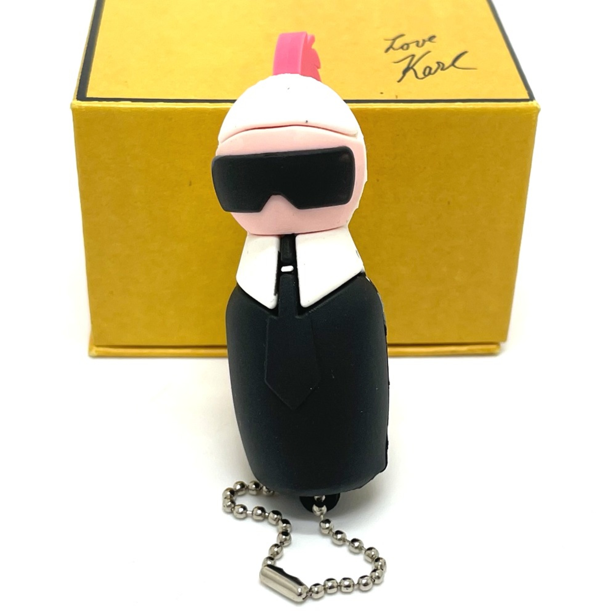 Fendi USB memory Key Holder Black