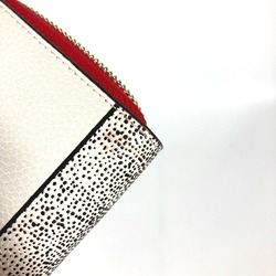 coach C7800 Keith Haring collaboration Zip Around DISNEY Long Wallet White Red