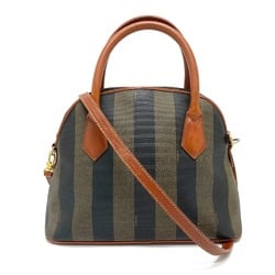 Fendi Pecan 2WAY Shoulder Bag Hand Bag BrownBased