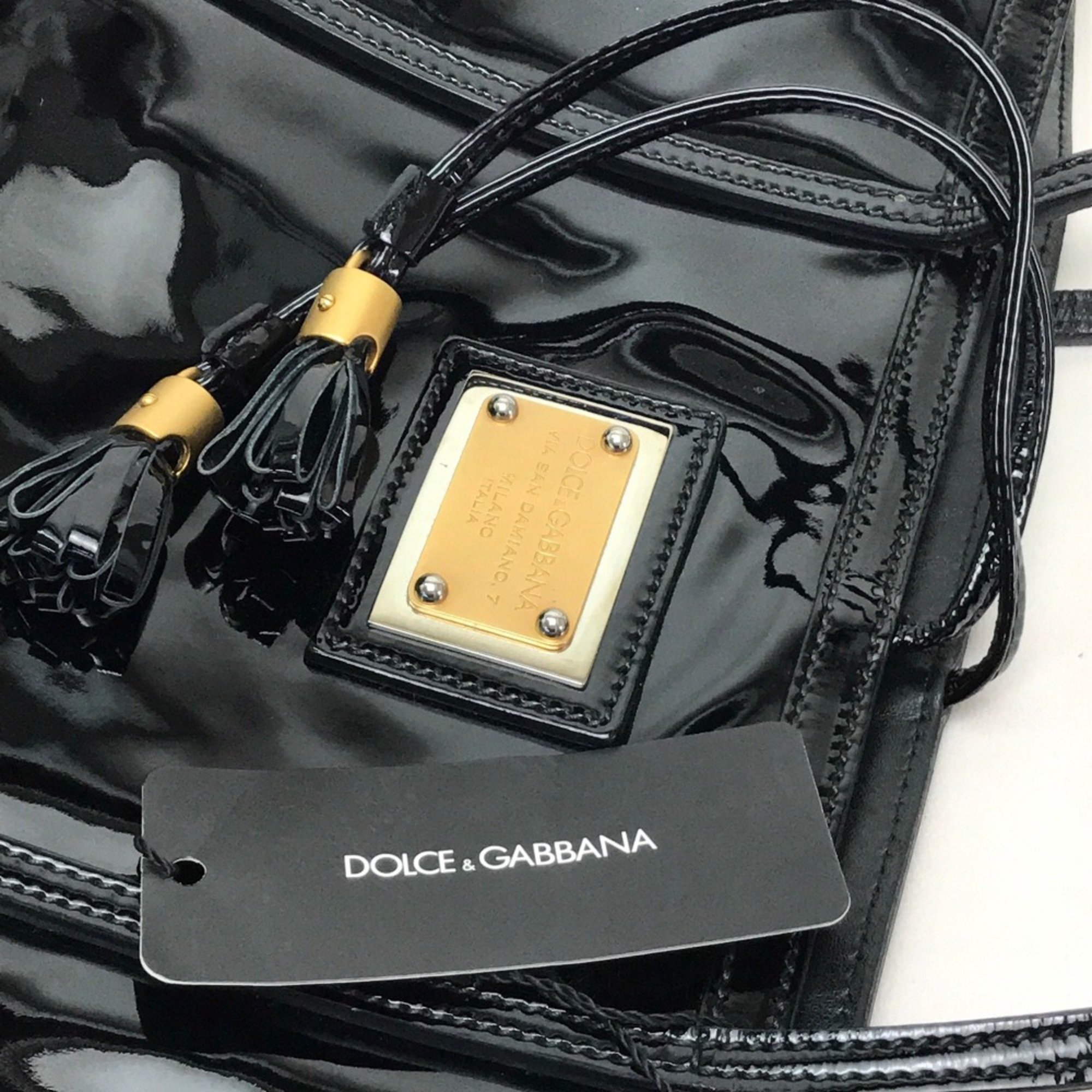 DOLCE&GABBANA BB1564 Bag Shoulder Bag Tote Bag Black