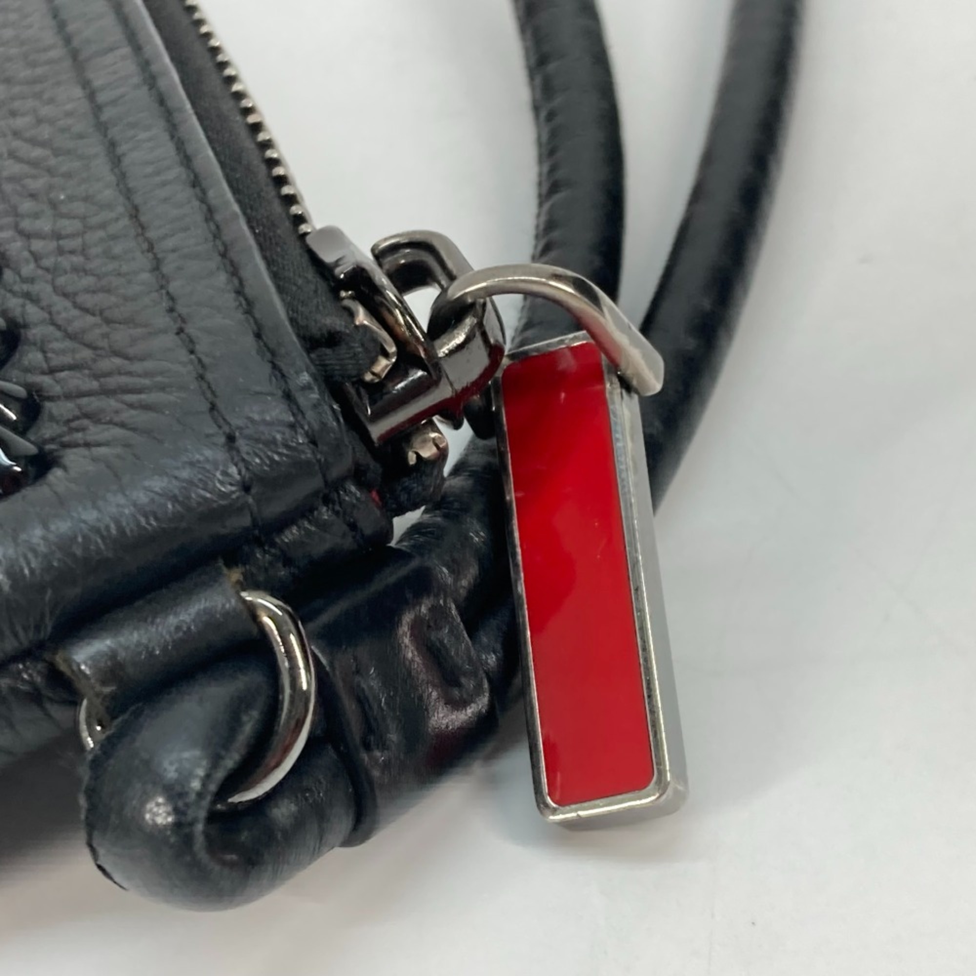 Christian Louboutin bag pouch With strap Clutch bag Black