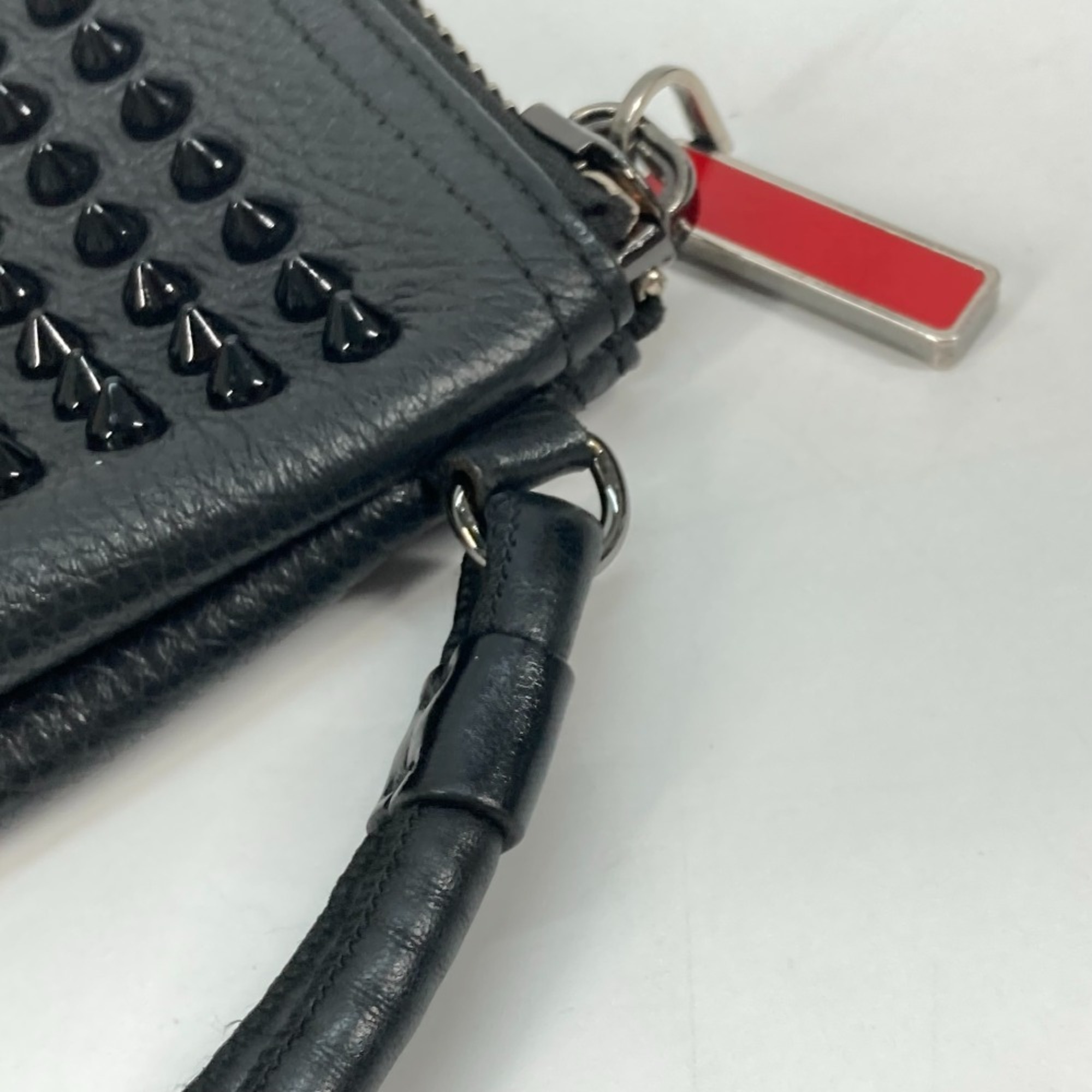 Christian Louboutin bag pouch With strap Clutch bag Black