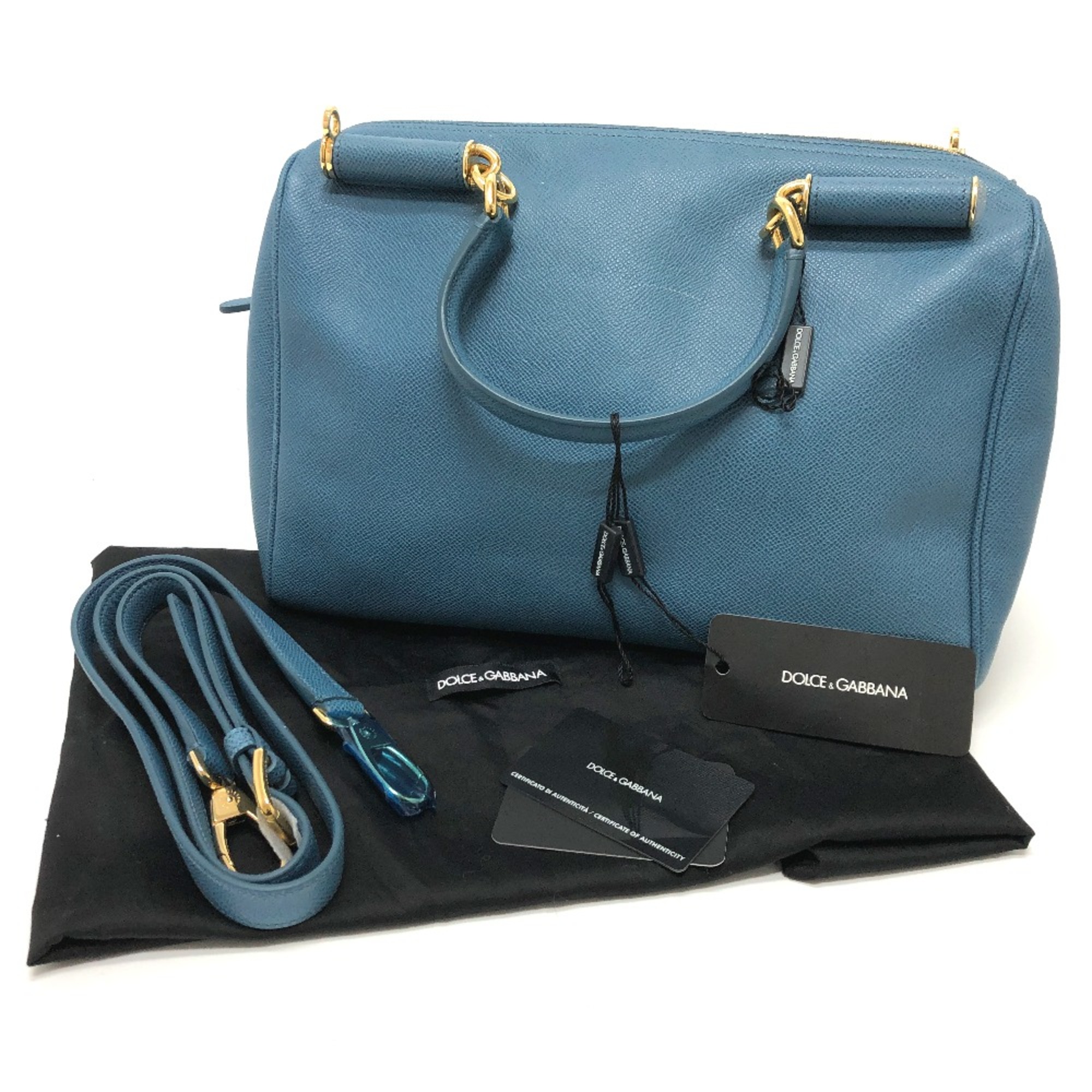 DOLCE&GABBANA Dorgava 2WAY bag Hand Bag blue