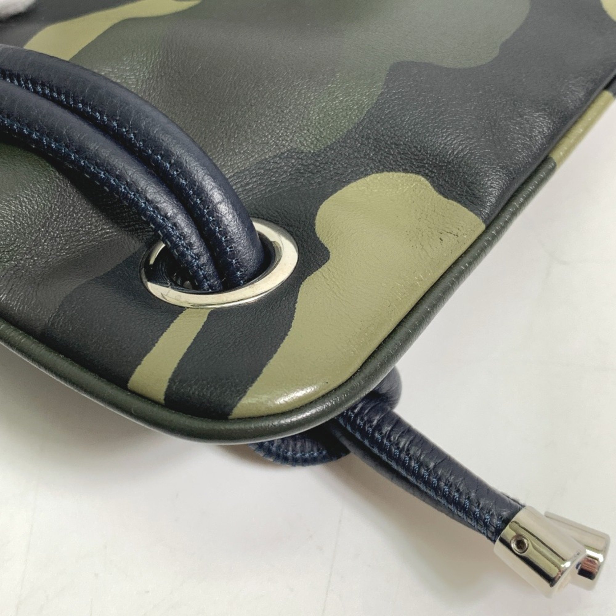 CHRISTIAN DIOR-Om Camouflage camouflage purse Backpack Green