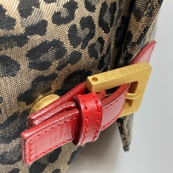 Fendi Backpack Backpack Brown x Red