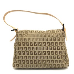 Fendi Zucchino FF pattern Bag Semi Shoulder Bag Shoulder Bag Beige x Brown