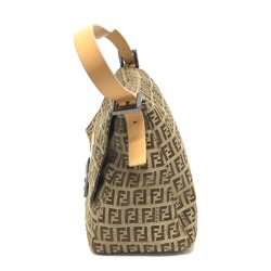 Fendi Zucchino FF pattern Bag Semi Shoulder Bag Shoulder Bag Beige x Brown