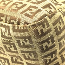 Fendi Zucchino FF pattern Bag Semi Shoulder Bag Shoulder Bag Beige x Brown