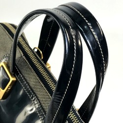 Fendi Enamel Crossbody Shoulder 2WAY Shoulder Bag Hand Bag BlackBased