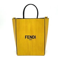 Fendi 7VA512 logo Bag Shopping bag Shoulder Bag yellow