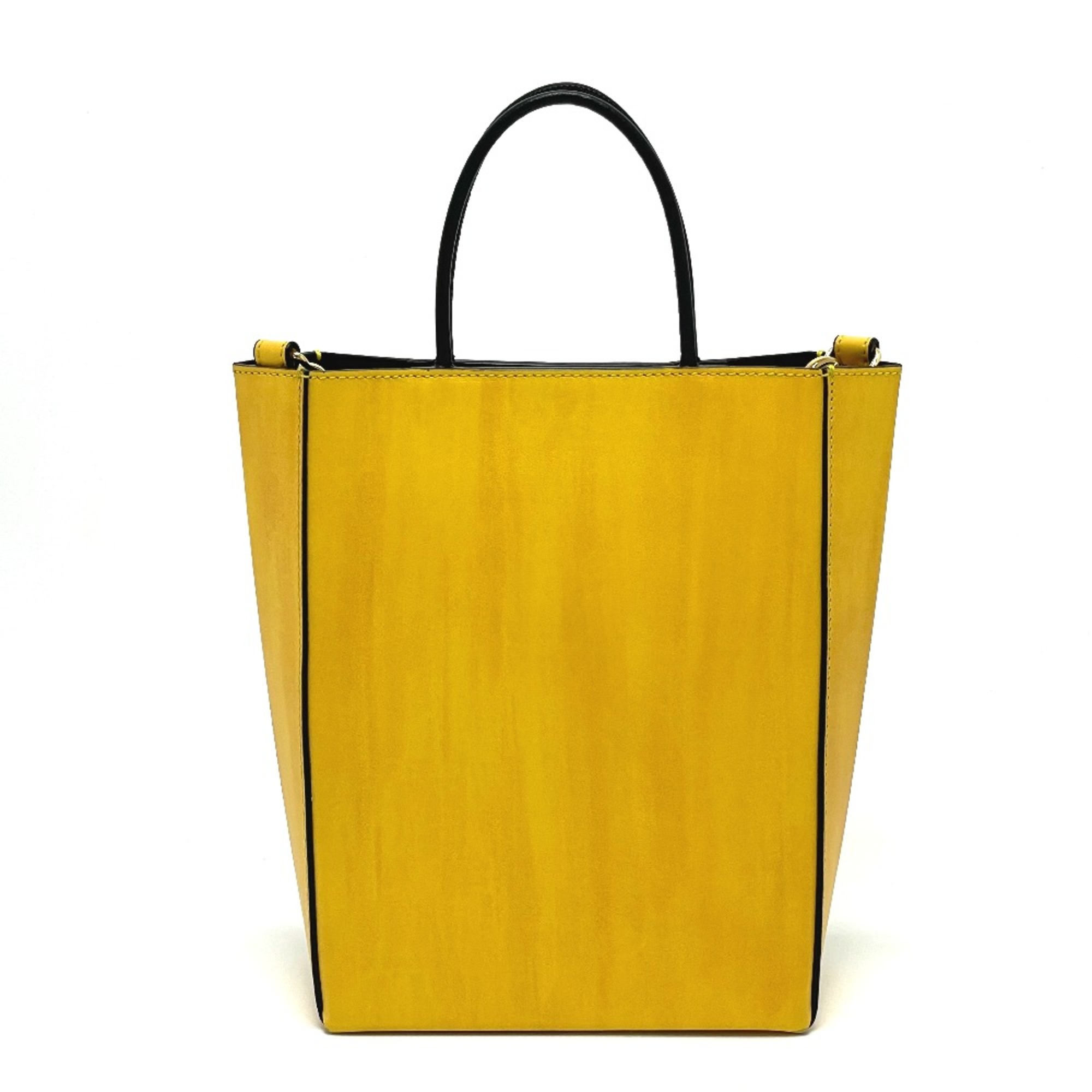 Fendi 7VA512 logo Bag Shopping bag Shoulder Bag yellow