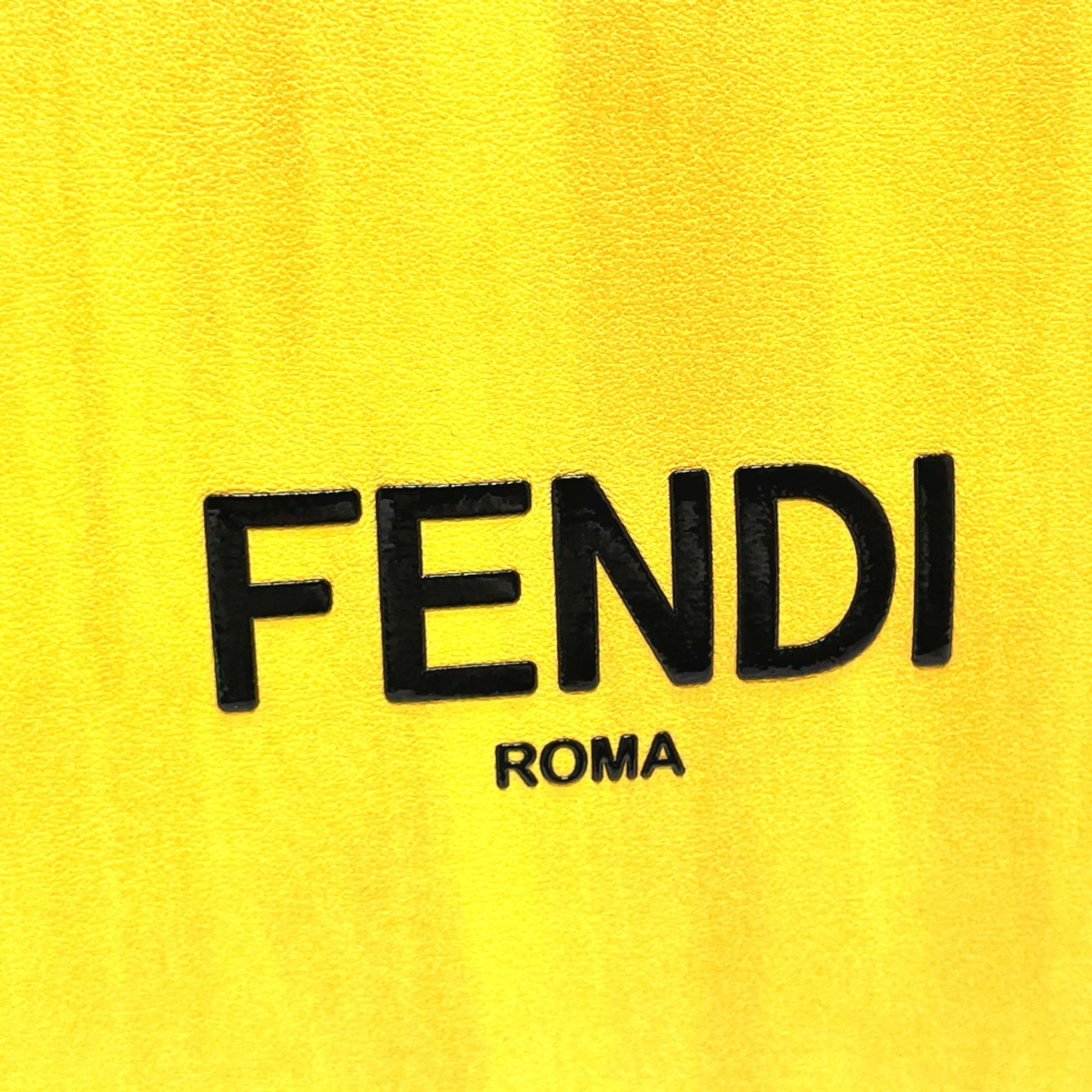 Fendi 7VA512 logo Bag Shopping bag Shoulder Bag yellow