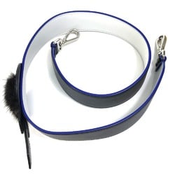 Fendi 8AV0775R7F0X93 With fur Karl Lagerfeld Shoulder strap Black x White x Blue