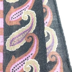 Etro shawl Scarf Black purple