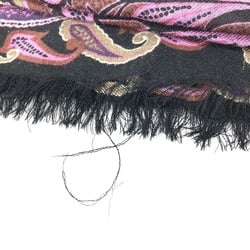 Etro shawl Scarf Black purple