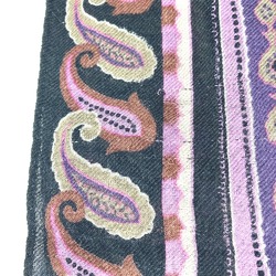 Etro shawl Scarf Black purple