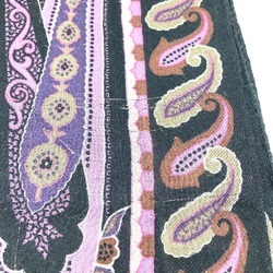 Etro shawl Scarf Black purple