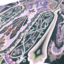 Etro shawl Scarf Black purple