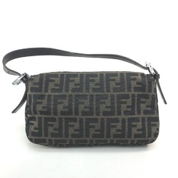 Fendi Zucca FF pattern bag flap Shoulder Bag BrownBased