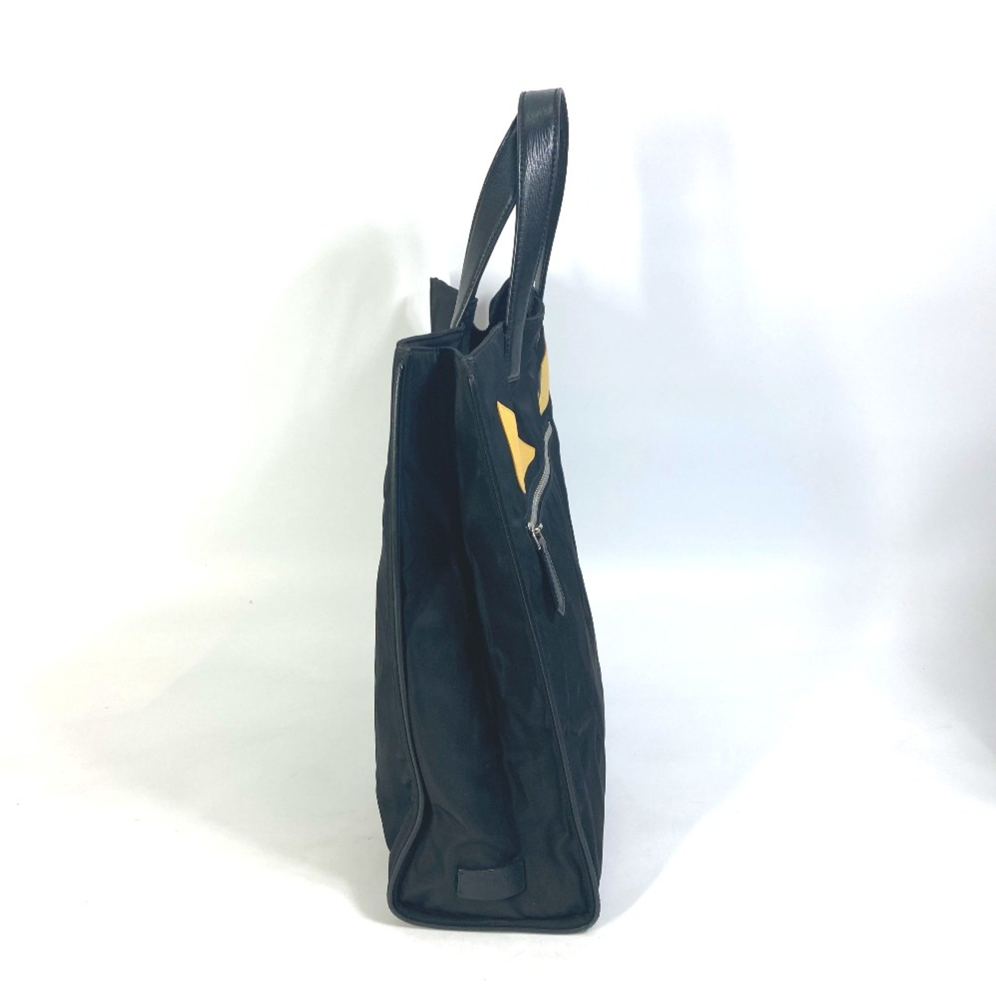 Fendi 7VA367 Bag Tote Bag Black yellow