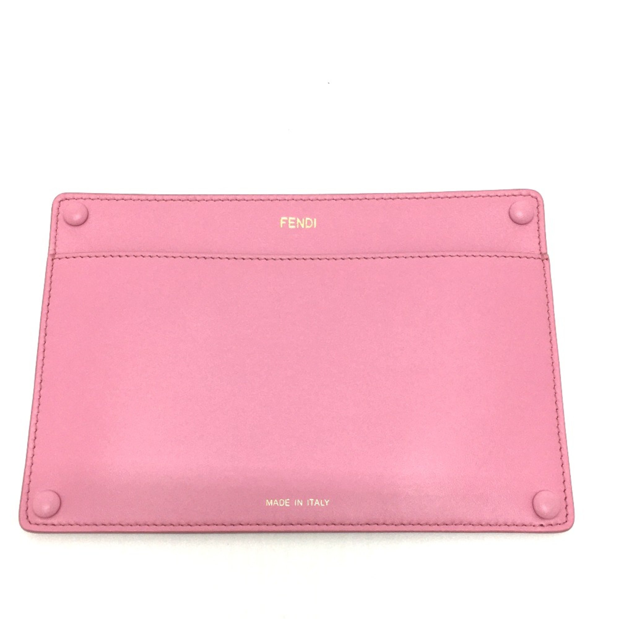 Fendi 7AR907 bag pocket flat Pouch pink