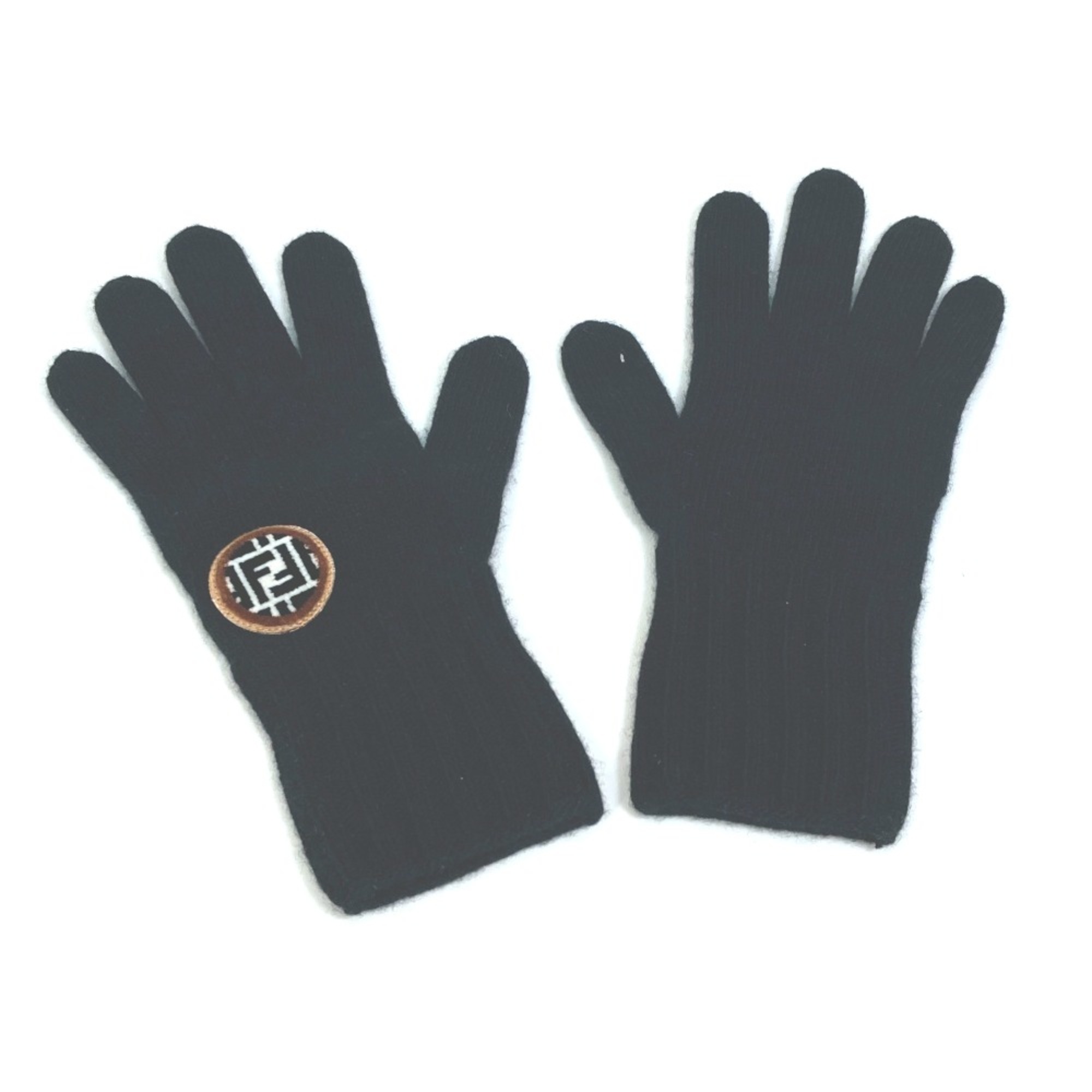 Fendi FXY554 Glove gloves Black