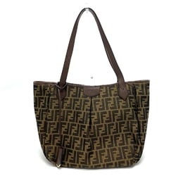 Fendi 8BH268 Zucca FF pattern Bag Shoulder Bag Tote Bag Brown