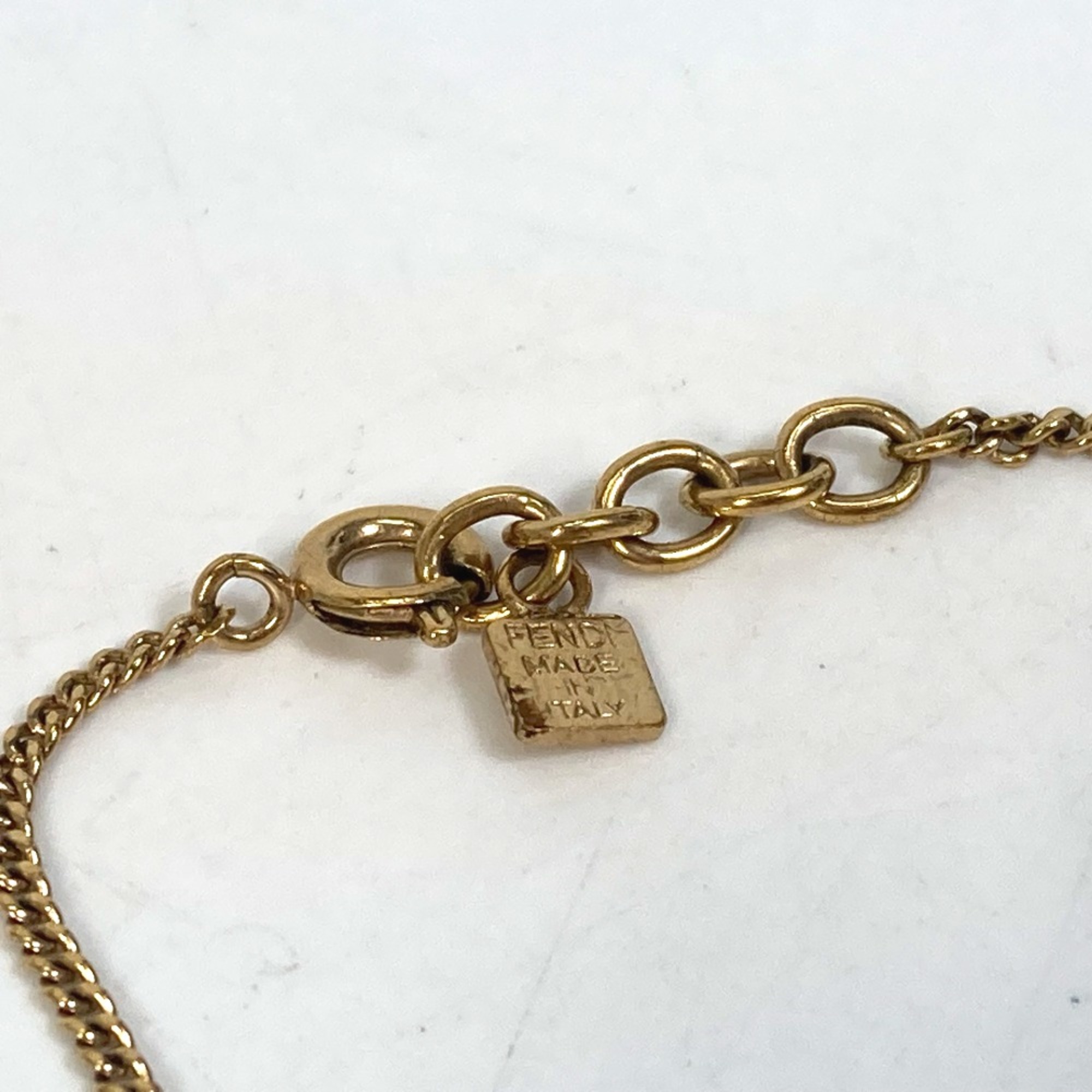 Fendi Accessories logo Bracelet Gold