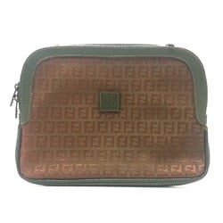 Fendi Zucchino Bag Clutch bag Shoulder Bag Brown