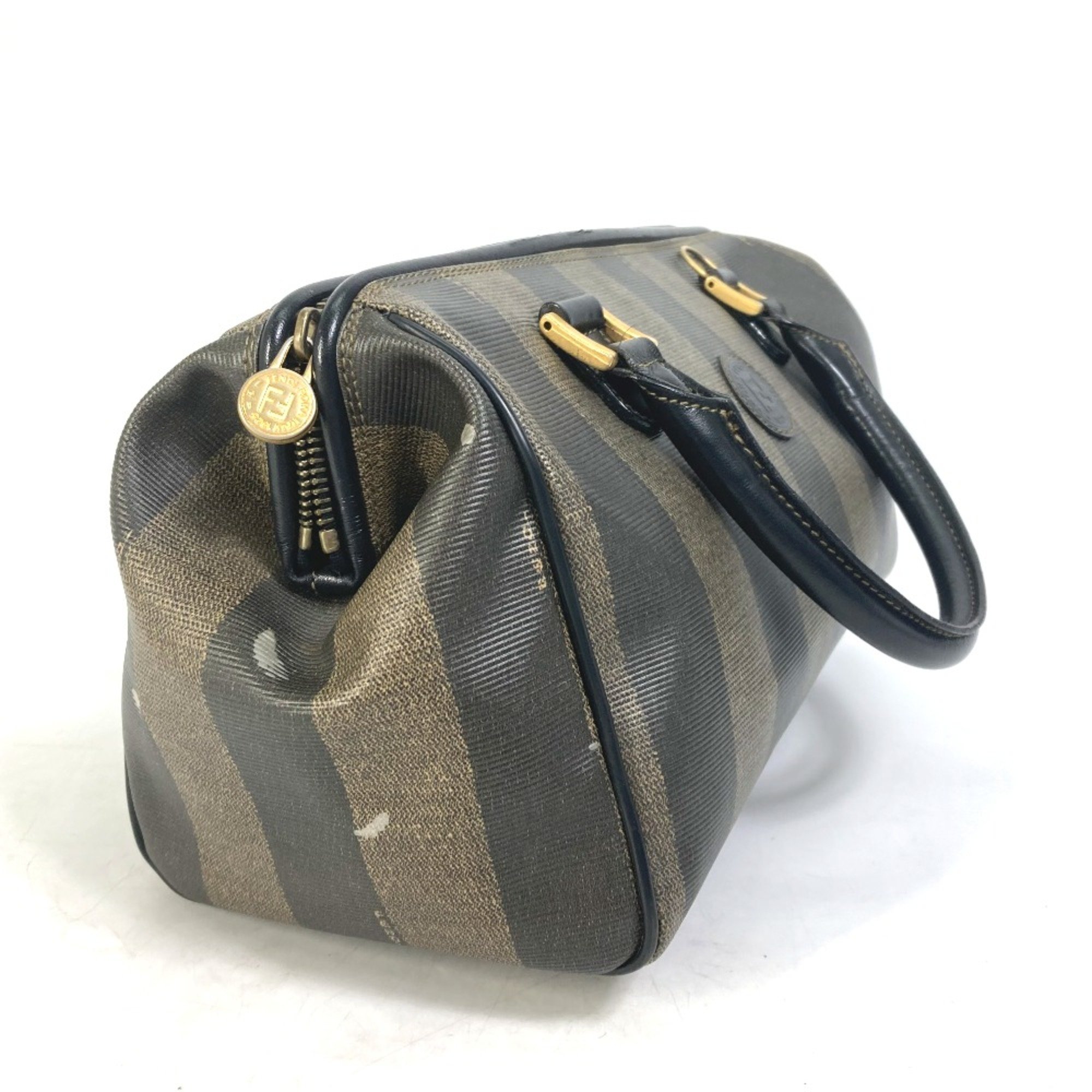 Fendi Mini Duffle Bag Hand Bag Brown Black