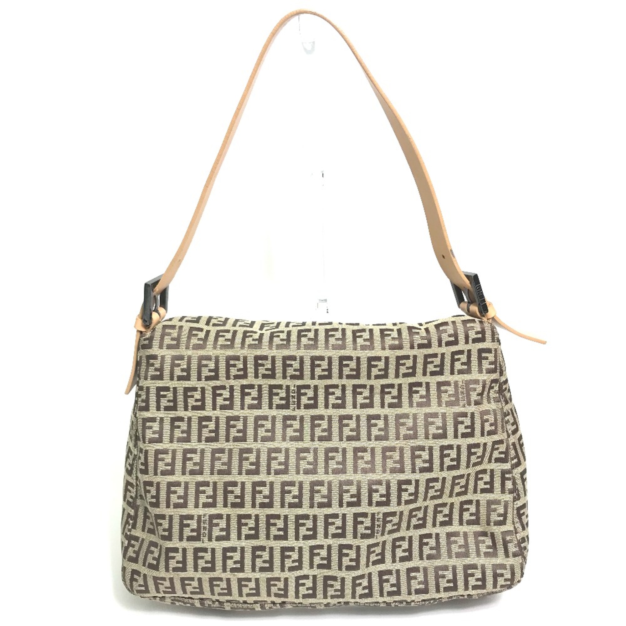 Fendi 8BR001 bag one shoulder Shoulder Bag Beige SilverHardware