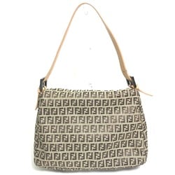 Fendi 8BR001 bag one shoulder Shoulder Bag Beige SilverHardware