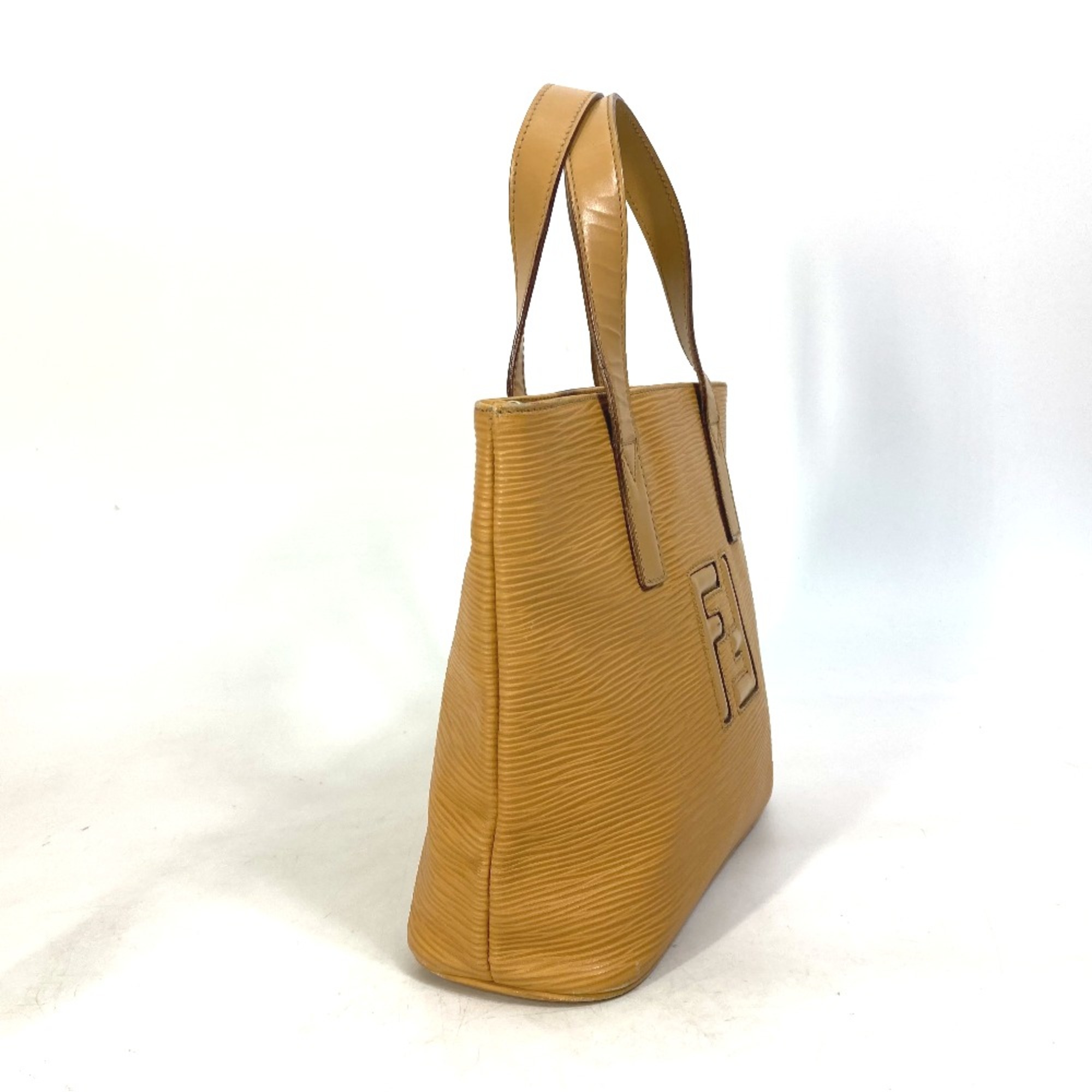 Fendi vintage Bag Tote Bag Hand Bag yellow